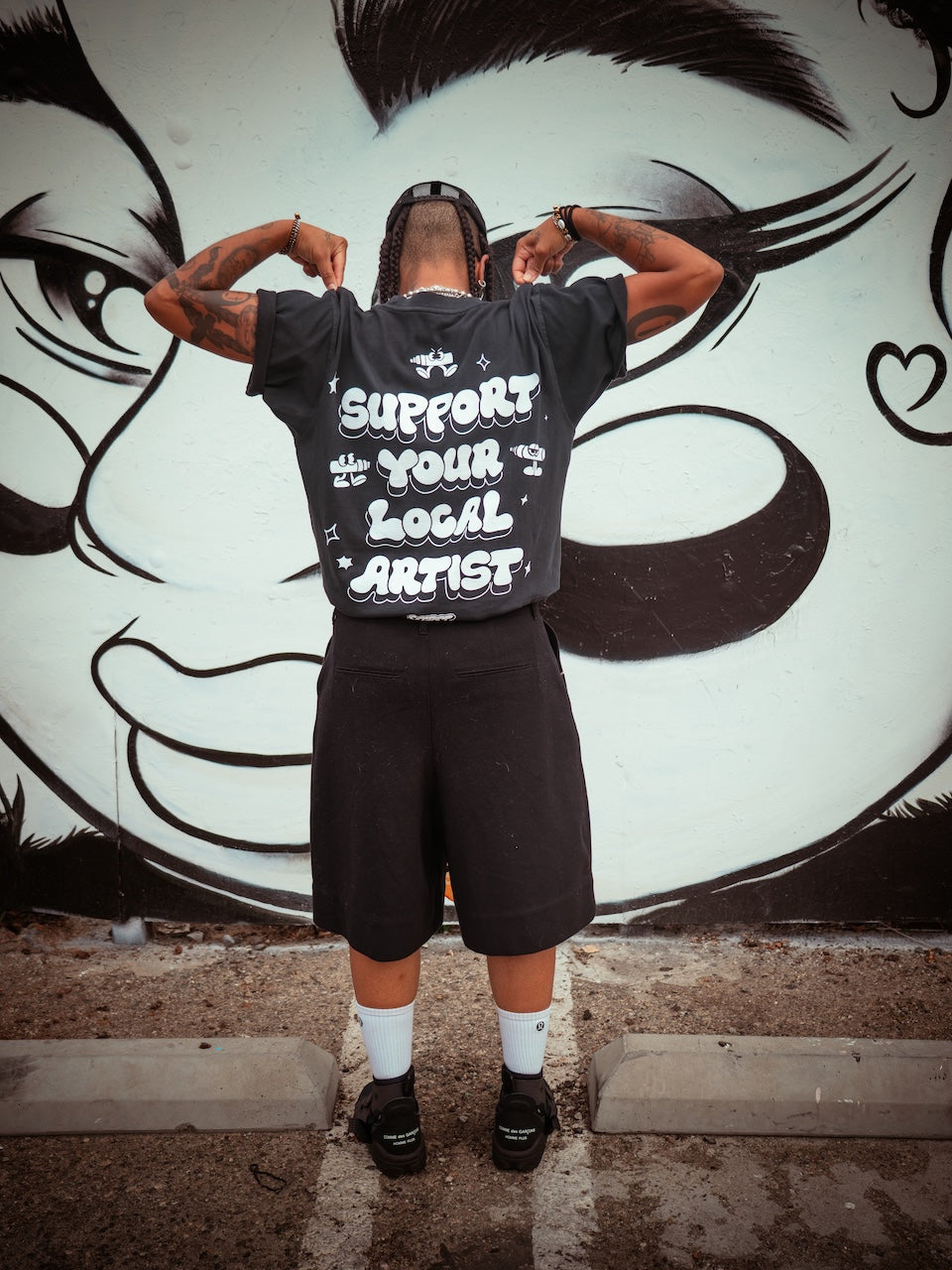 SUPPORT YOUR LOCAL ARTIST X YAI ICE CREAM T-SHIRT – SECRET WALLS